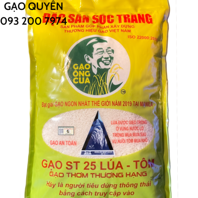 Gạo ST25 Lúa Tôm Ông Cua